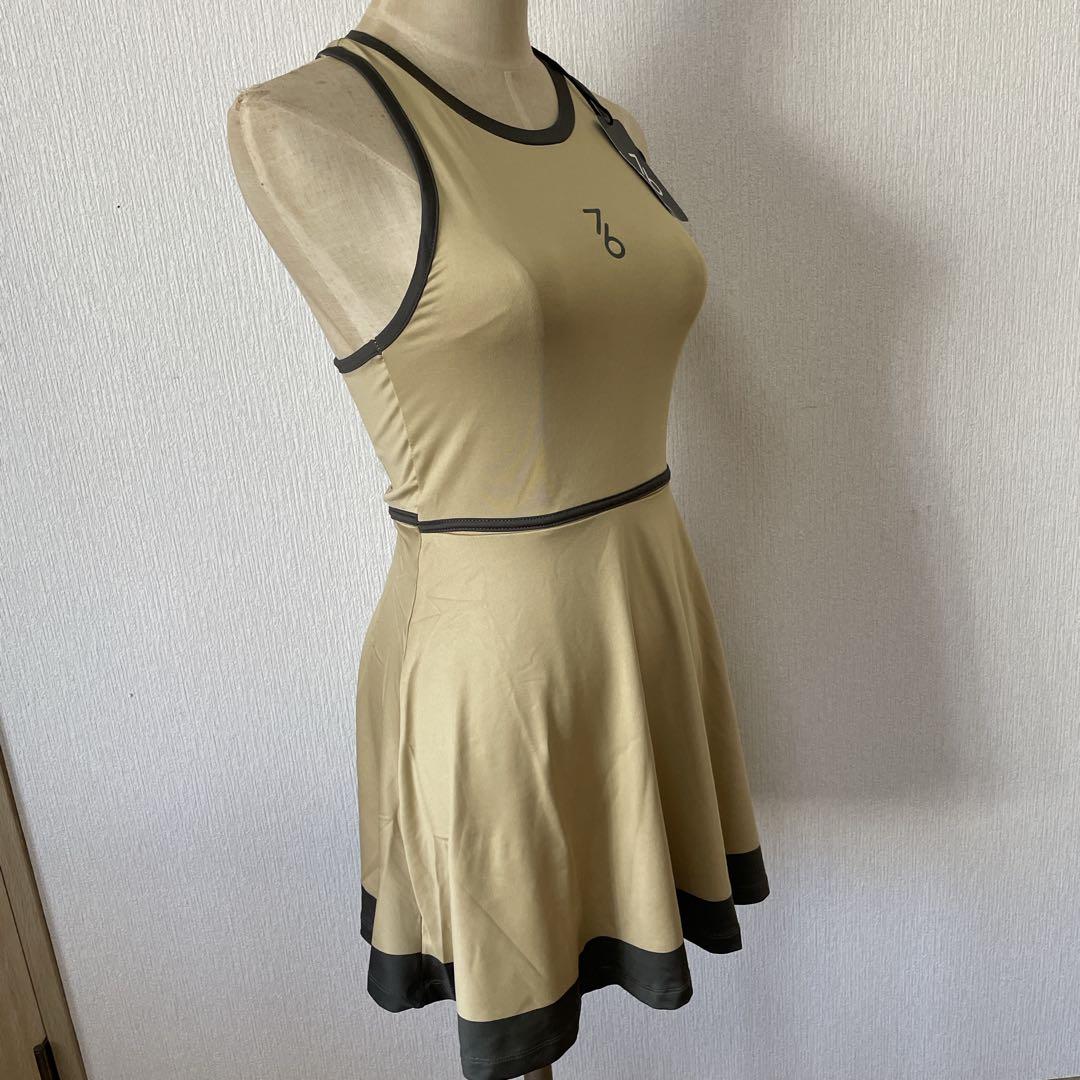 日本初上陸　セブンシックス　テニスウェア　ワンピース　サンドベージュ