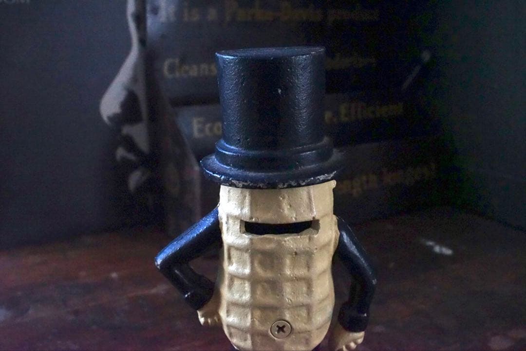 Mr Peanuts 貯金箱　アメリカ　雑貨　ビンテージ　ミスターピーナッツ