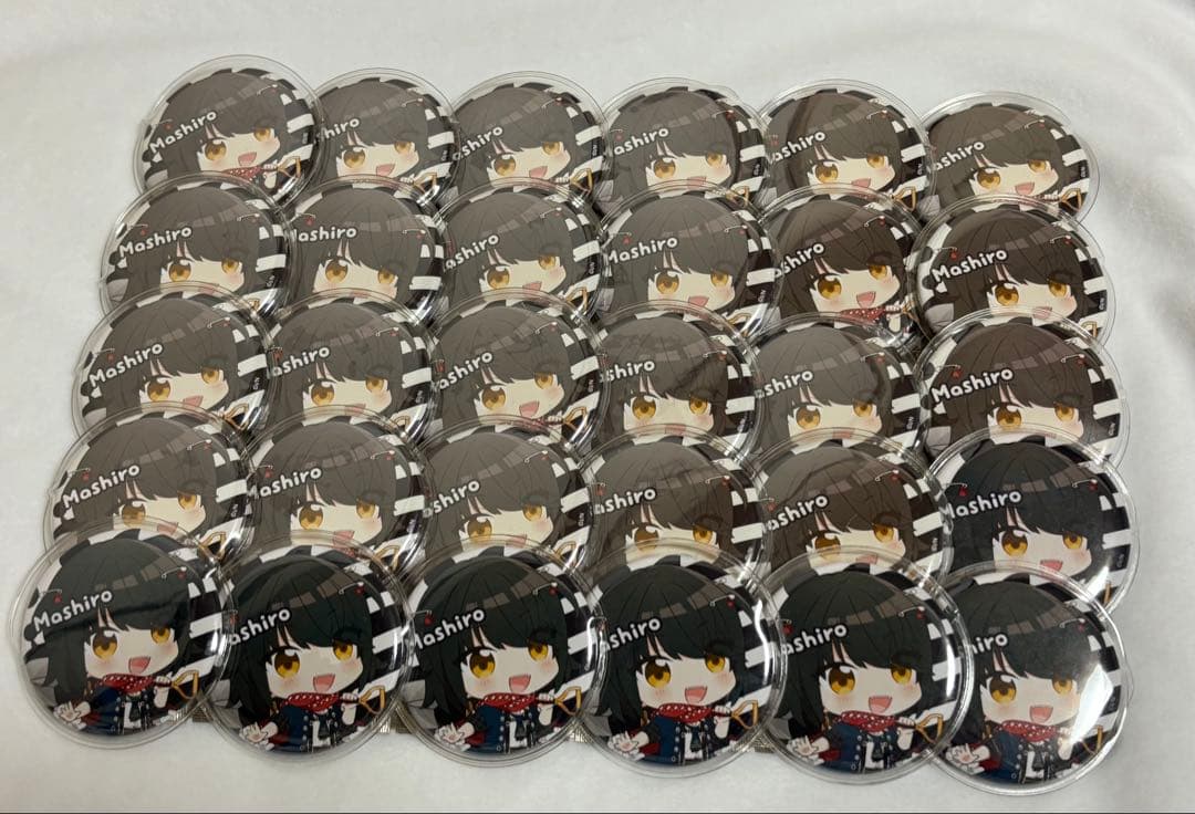 ましろ にじさんじぷち 缶バッジ まとめ売り 30個