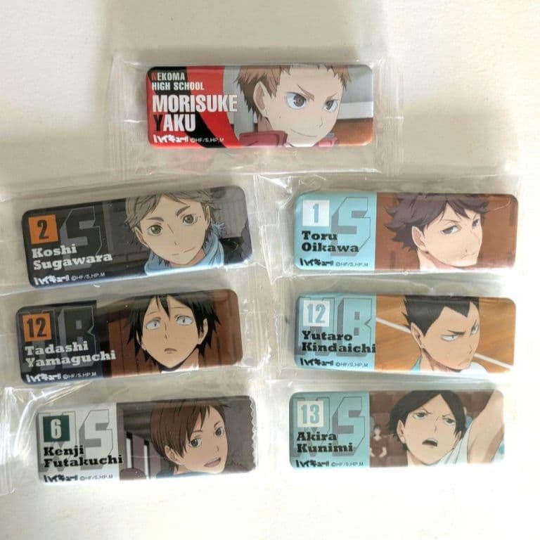 ハイキュー！！　ロング缶バッチ