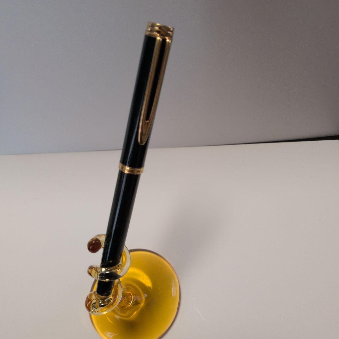 Waterman18k Ideal 万年筆 とモンブランペンケース