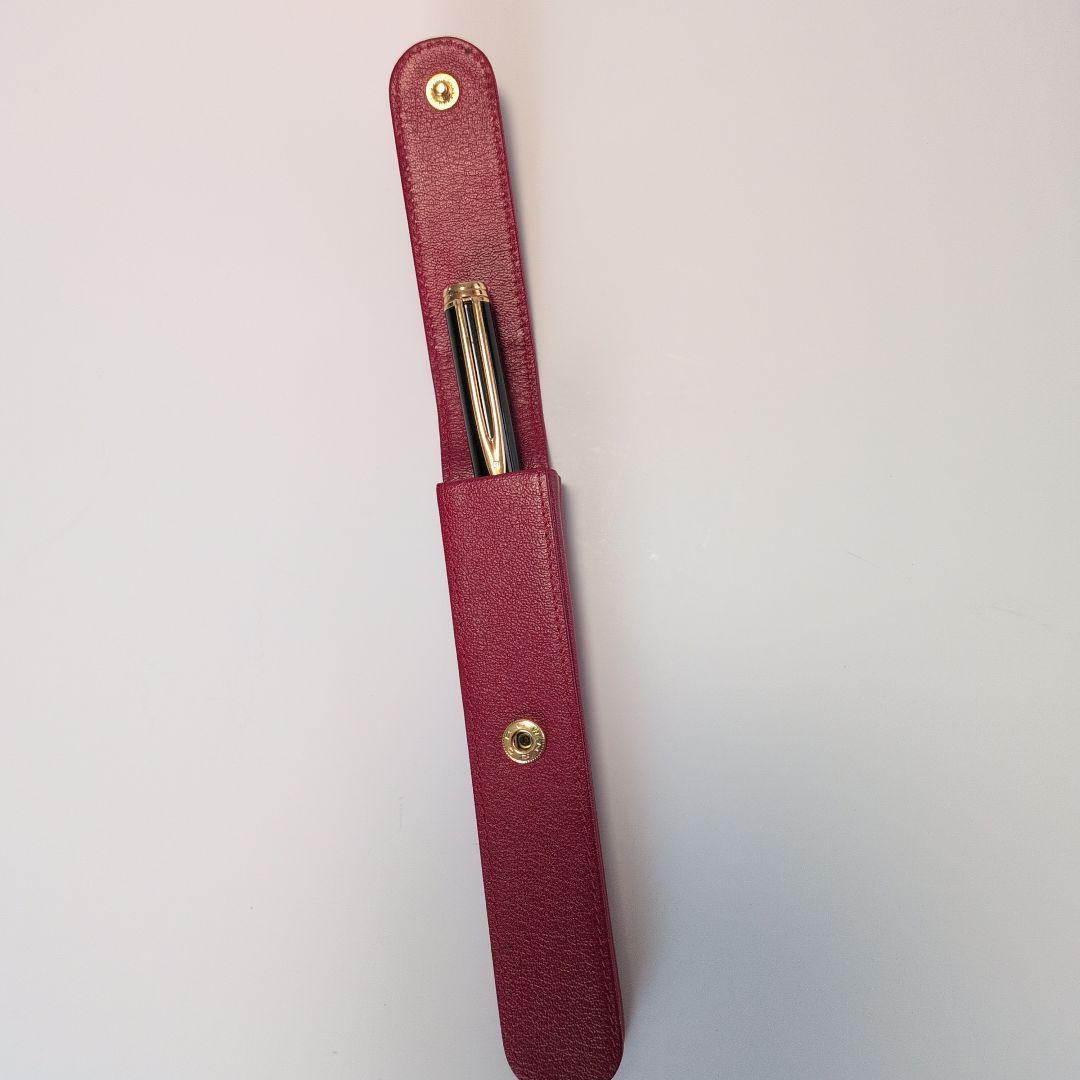 Waterman18k Ideal 万年筆 とモンブランペンケース