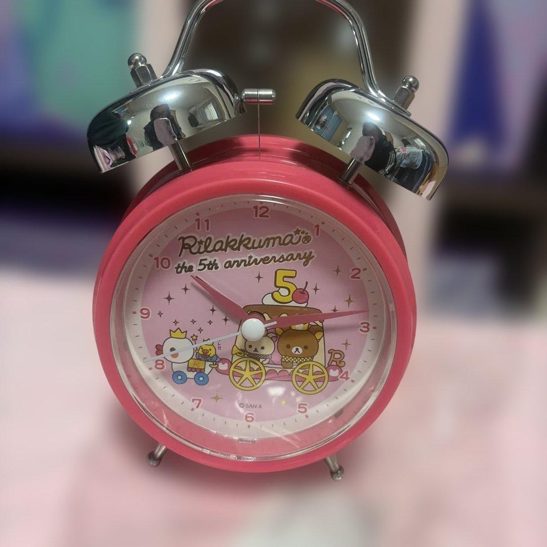 Rilakkuma 5周年 ツインベルクロック