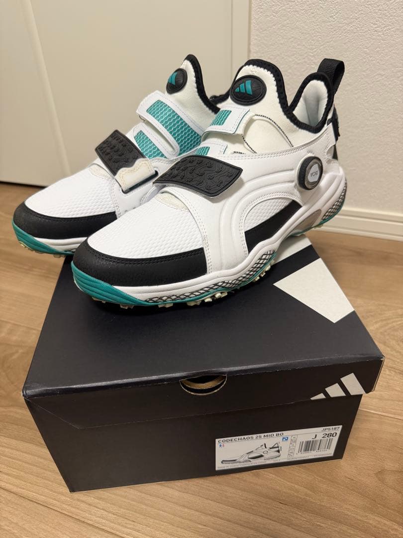 アディダス コードカオス 25 ミッドボア スパイクレスシューズ ゴルフシューズ