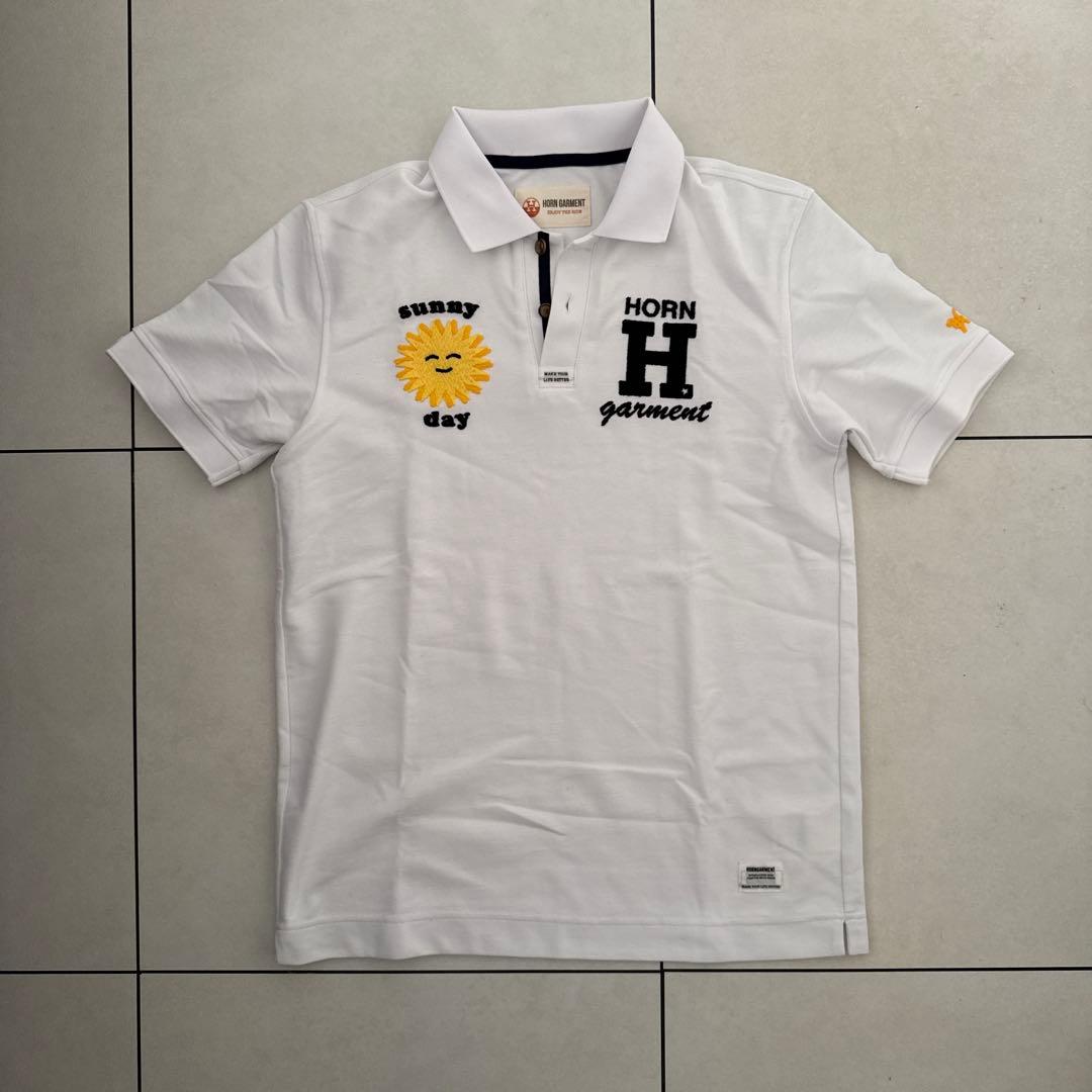 HORN GARMENT サニーポロシャツ ホワイト