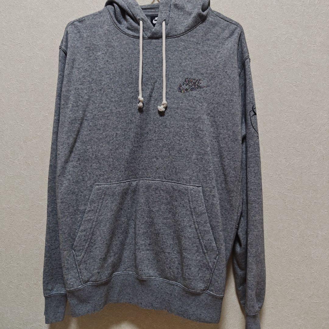 鹿島アントラーズ Nike グレー フード付きパーカー XL