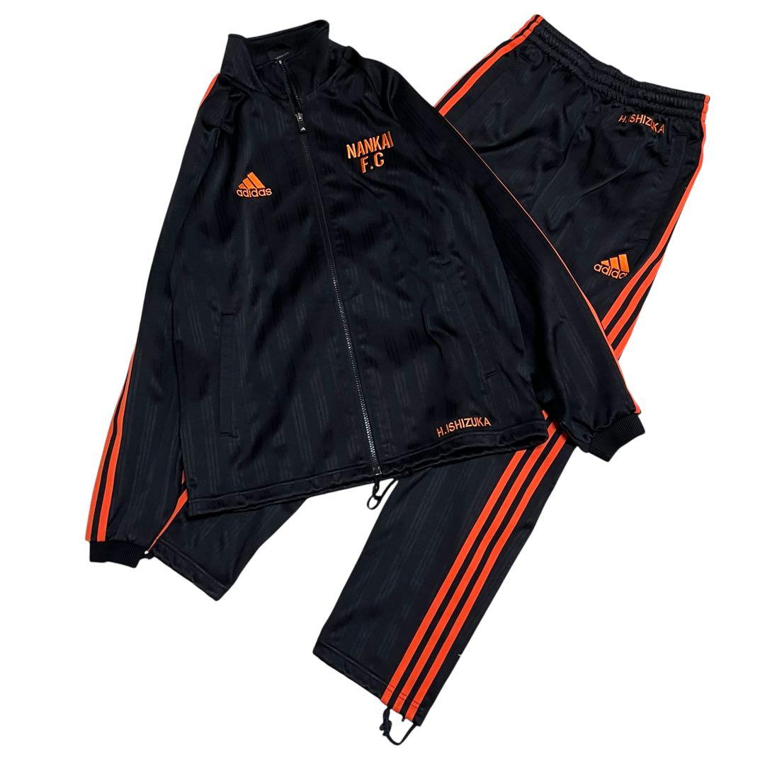 adidas トラックスーツ ジャージ 南海FC 刺繍ロゴ セットアップ