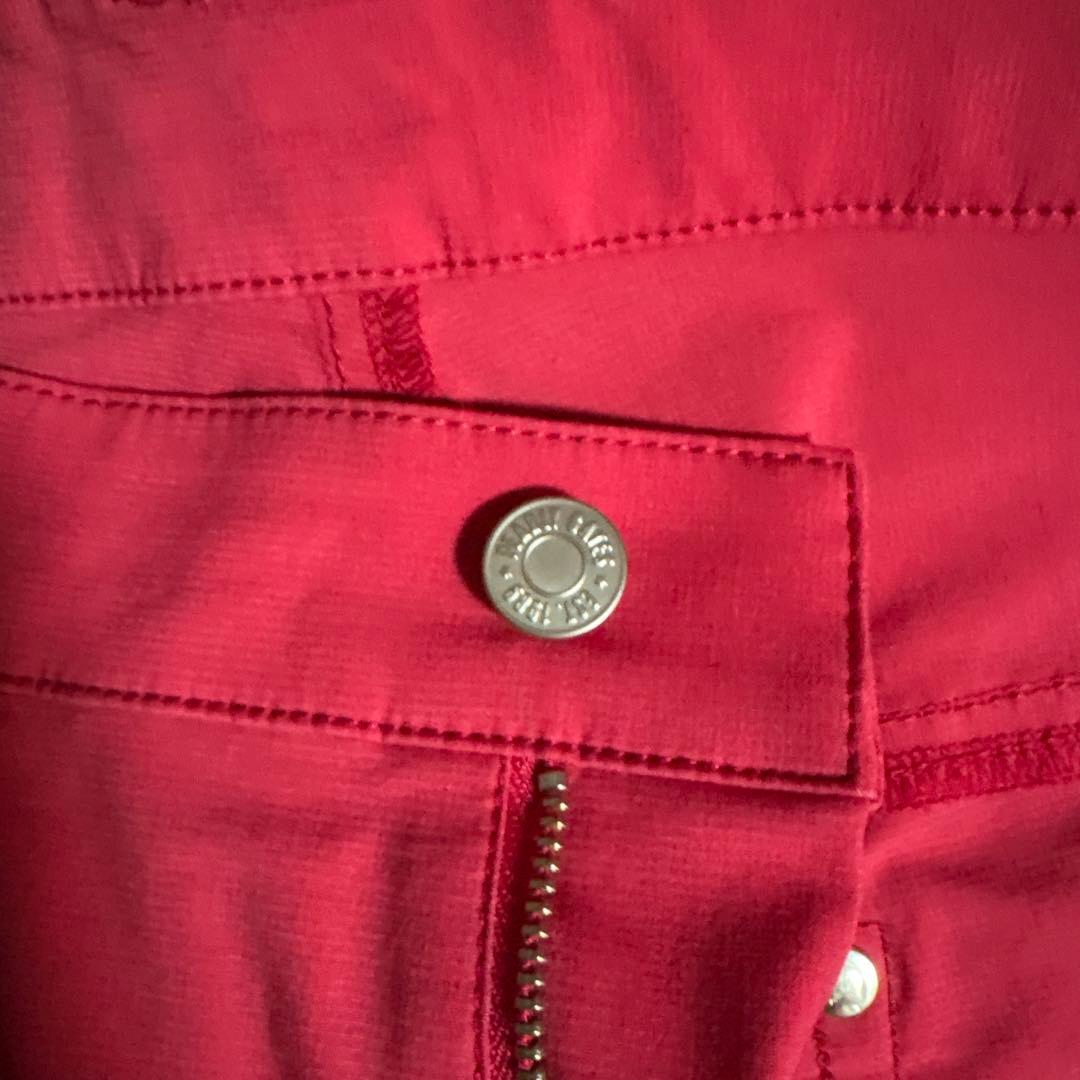 【美品】パーリーゲイツ 赤色 メンズパンツ