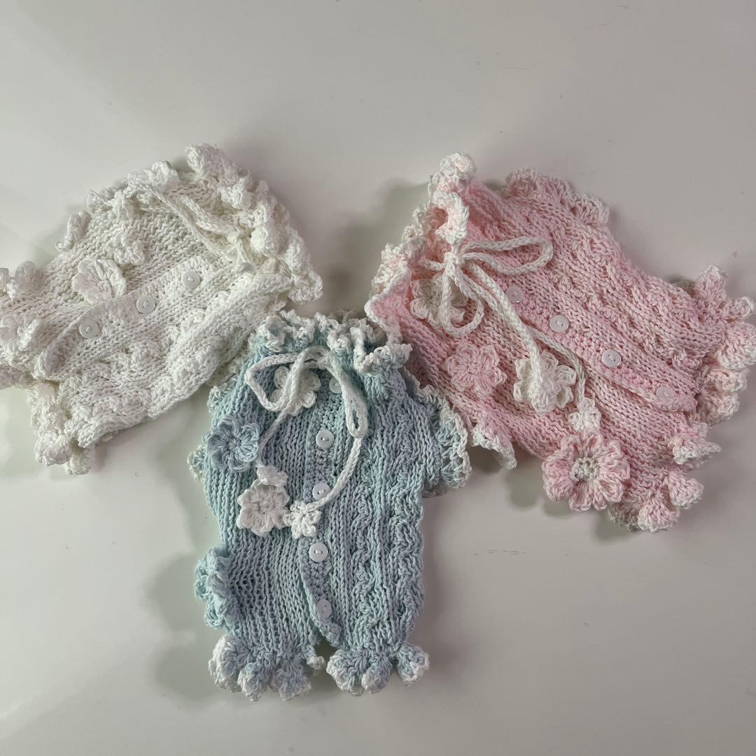 小型犬用手編み服　まいまし