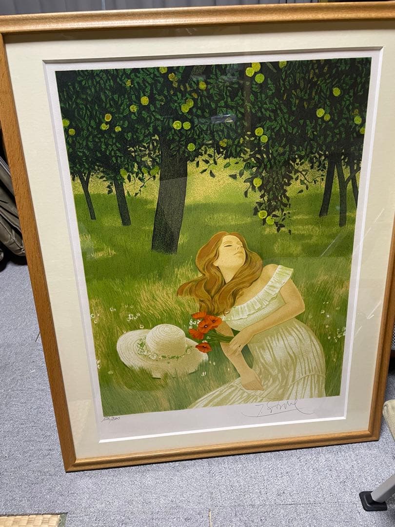 ガンヌ No521 夏の陽ざし リトグラフ TIME LIFE GALLERY