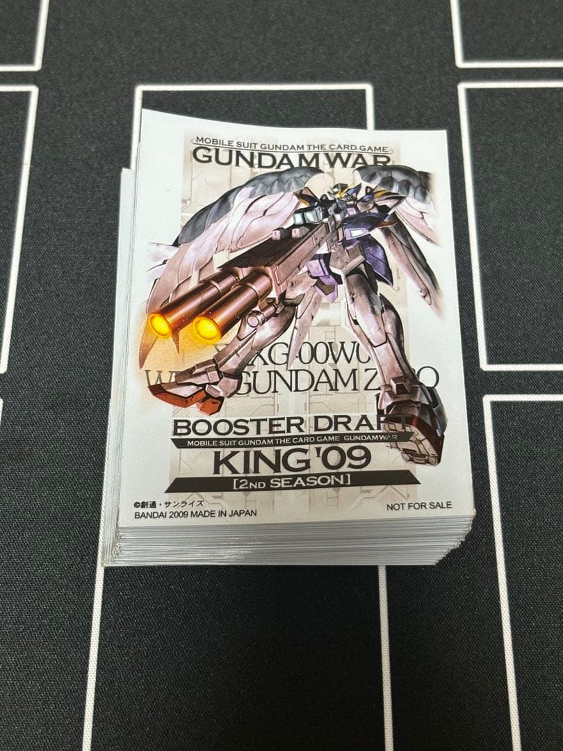 ガンダムウォー ウイングガンダムゼロカスタム スリーブ 69枚 開封品