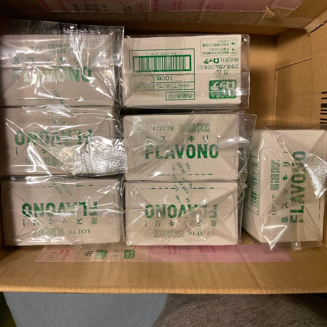 LOTTE ロッテ　フラボノガム　FLAVONO 100枚×7