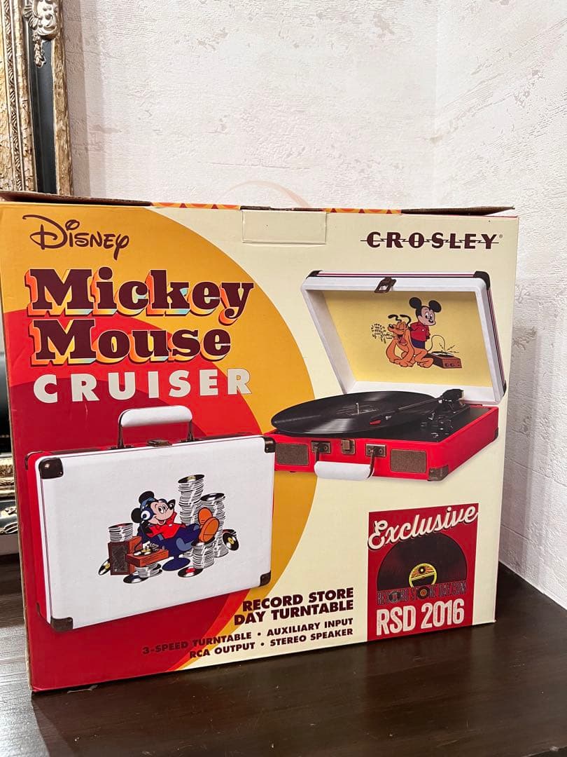 Crosley Mickey Mouse Cruiser ターンテーブル　限定