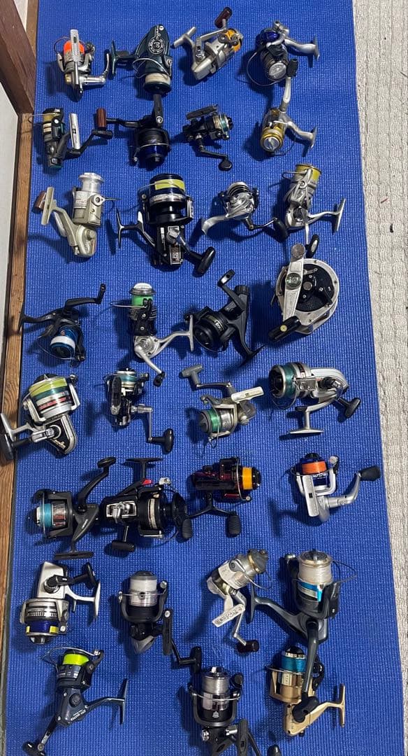 スピニングリール多数セット31個　ジャンク