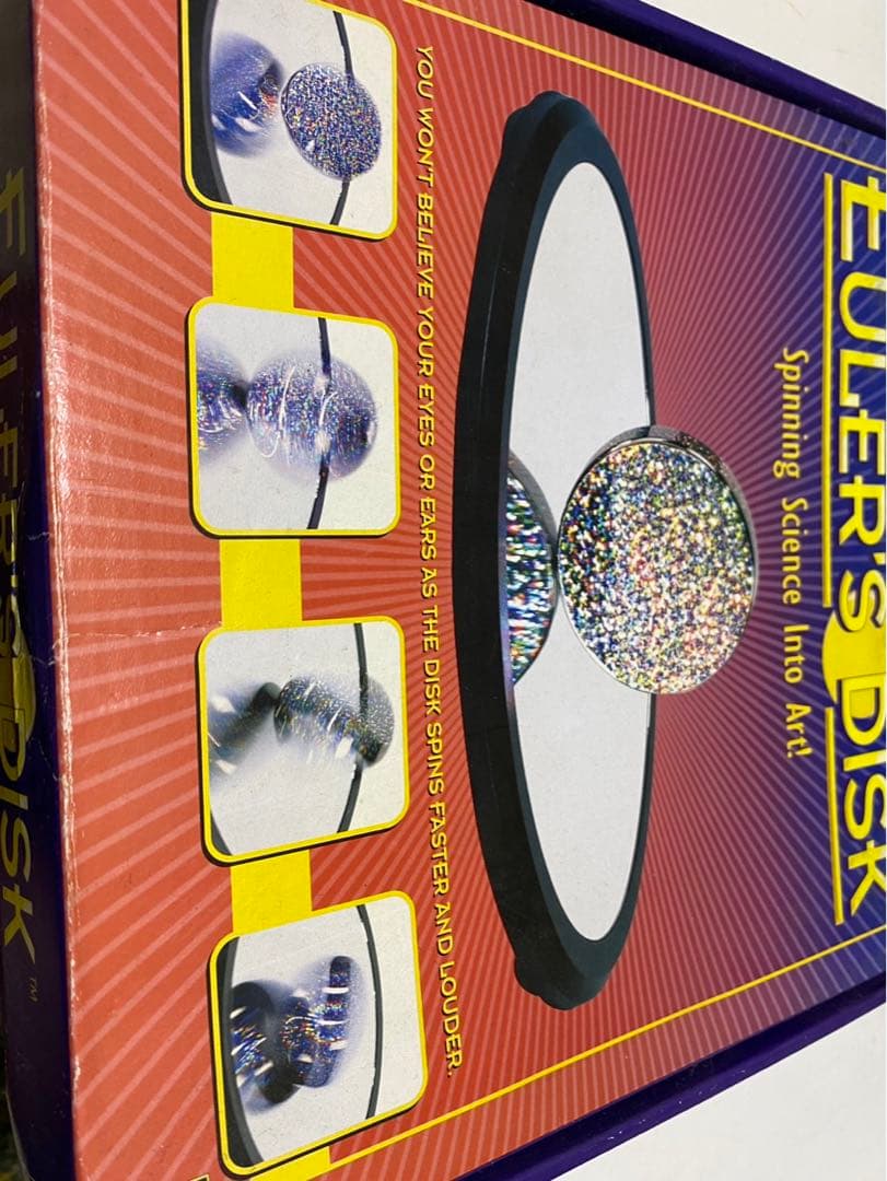 Euler's Disk 回転するディスク
