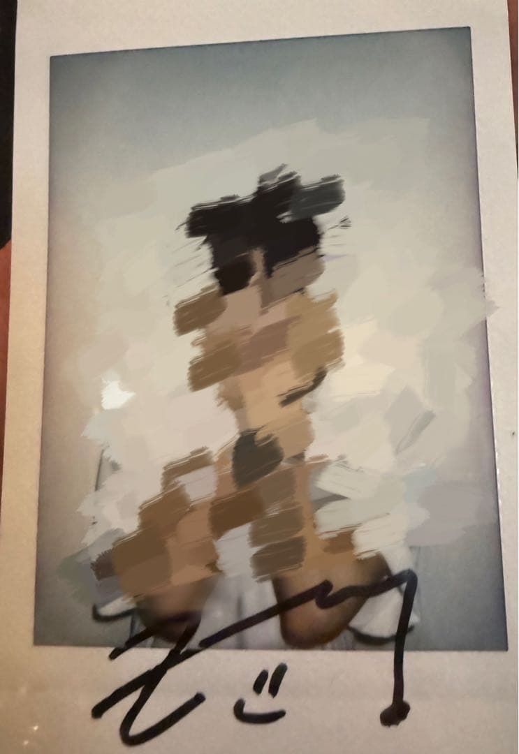 xikers ジュンミン　ワールドツアー 直筆サイン入りポラロイド チェキ