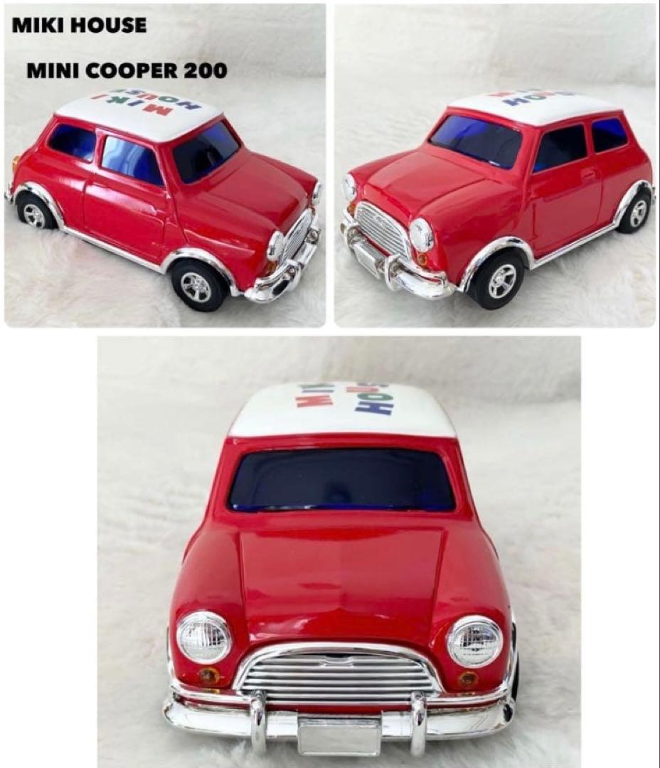 【レア・美品】MIKI HOUSE ミキハウス　ブリキミニカー　ミニクーパー
