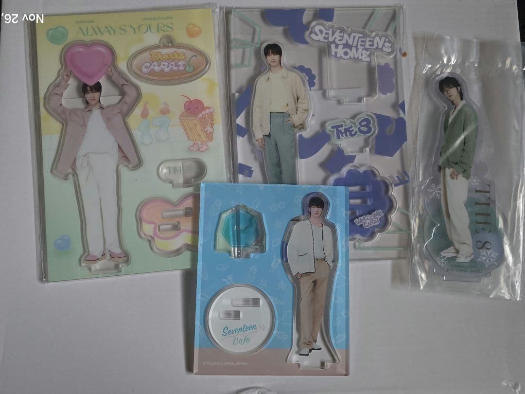 SEVENTEEN アクリルスタンド 4点セット ミンハオ the8 アクスタ