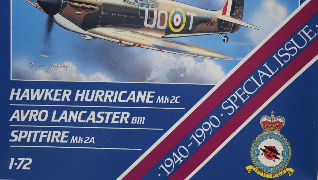 貴重AIRFIX製　1／７２バトル・オブ・ブリテン５０周年記念（３機種）未組立