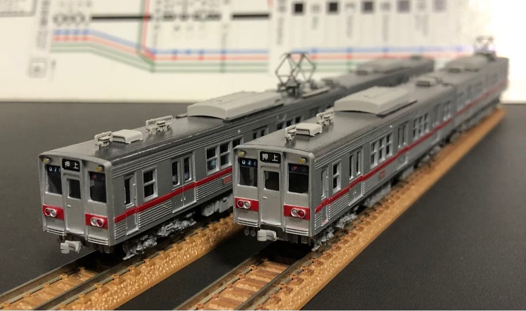 管理番号1599 都営5200形 Nゲージ未塗装キット組立品4両