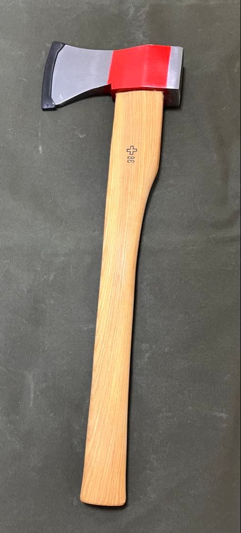 スイス軍実物 ウッドマンアックス 1986年製 未使用品 薪割り 斧