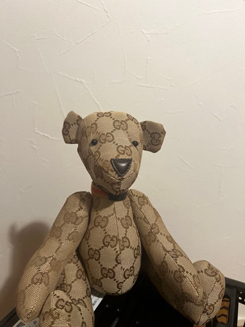GUCCI モノグラム クマ テディベア　ぬいぐるみ 100周年記念タグ付き