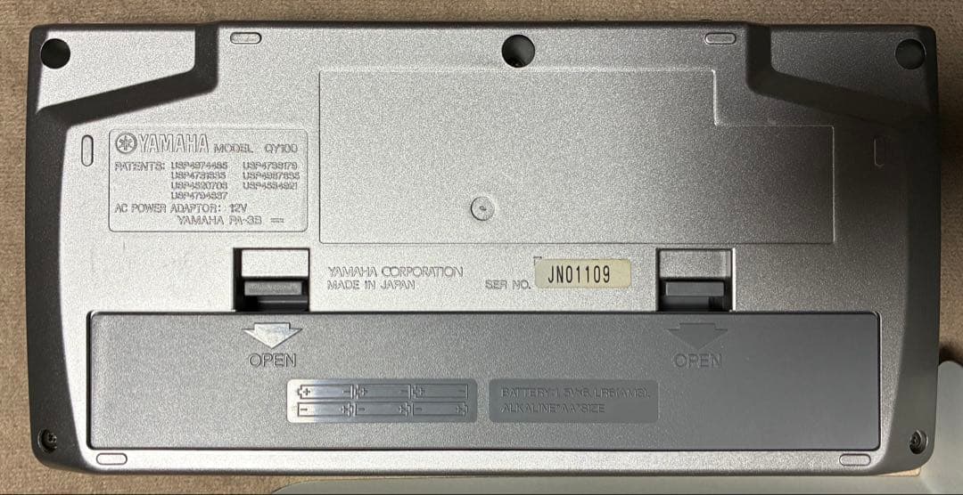 ヤマハ　QY100 音源モジュール　シーケンサー　アダプタ　取説付き