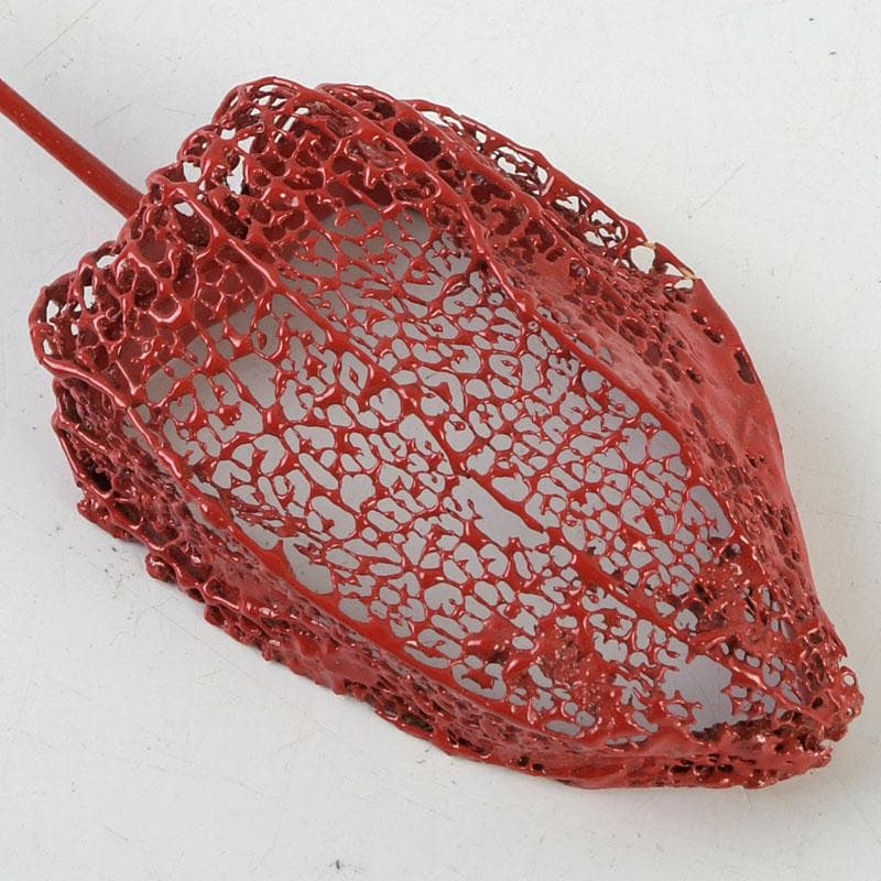 茶道具　乾漆　透かし鬼灯　香合　漆塗箱　V　9344