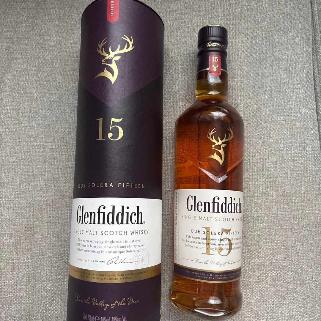 Glenfiddich 15年 シングルモルトウイスキー 700ml