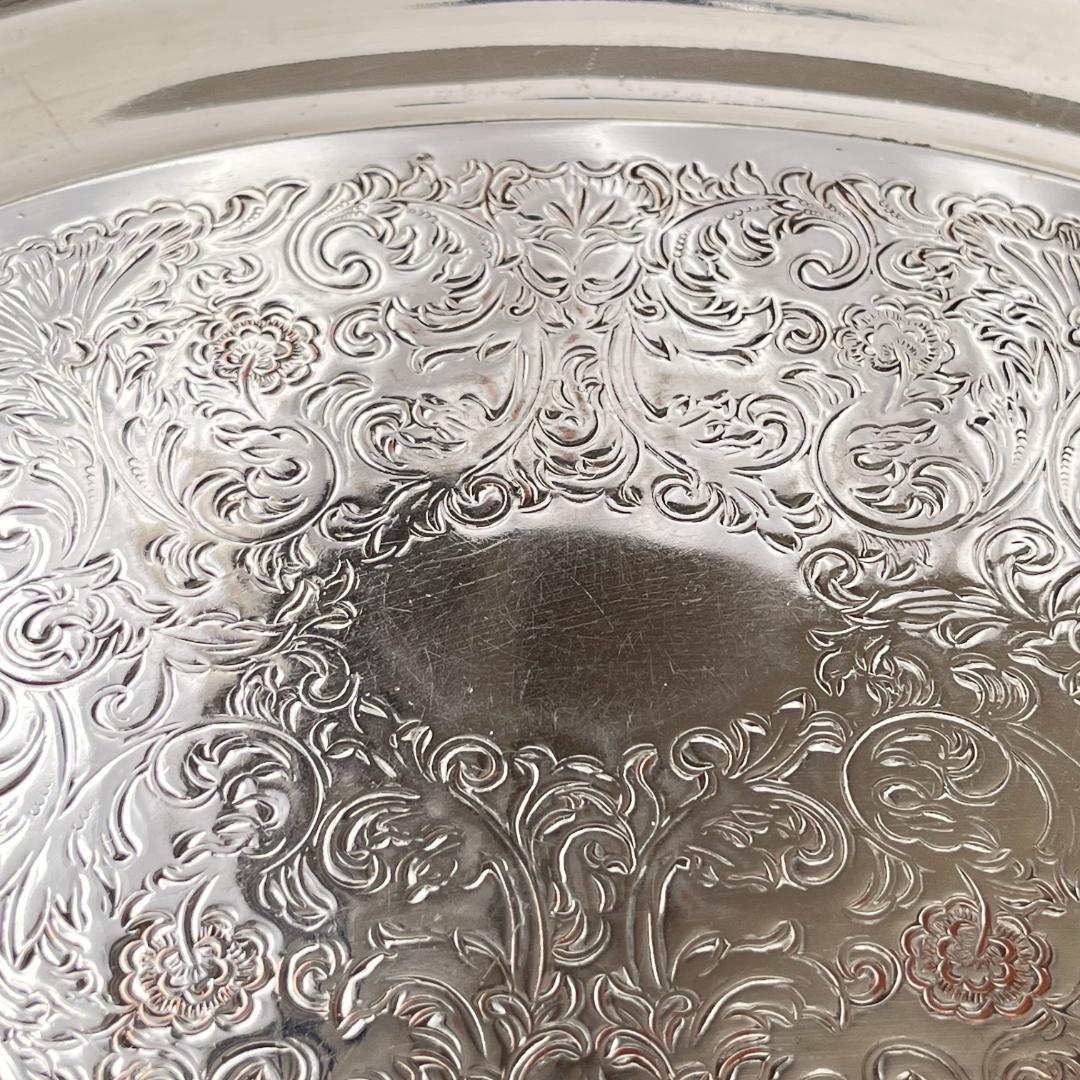 【W M Rogers】 ワイントレー / ドリンクトレー オーバル型 27cm