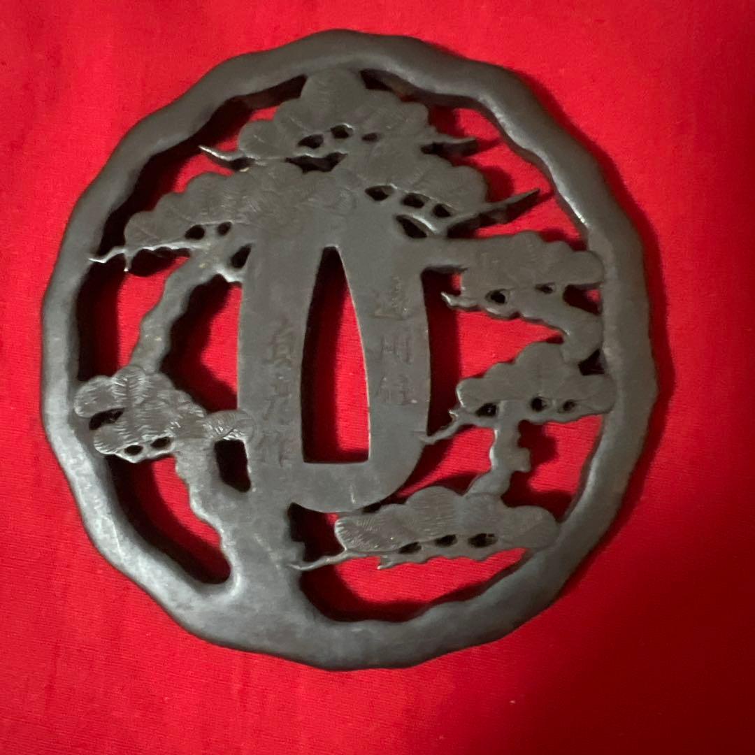 鍔 鐔 ツバ 刀装具 日本刀 刀剣 アンティーク 骨董品 美術品