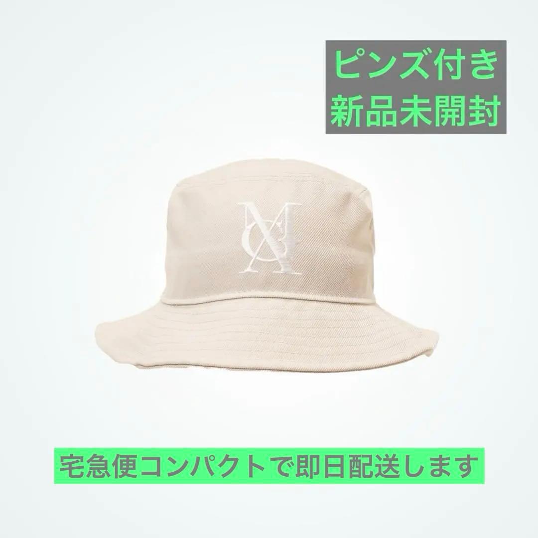 ミセスxスニダン ニューエラBUCKET01 MGA LOGO HAT ベージュ