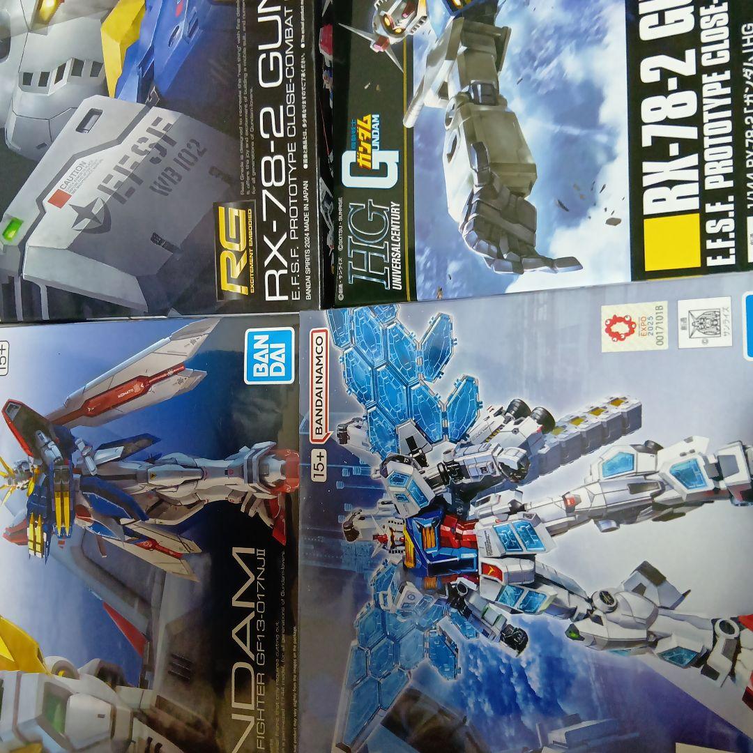 あ*ろ様 ガンプラ RX-78-2 GUNDAM 2.0 ゴッドガンダムなど4個