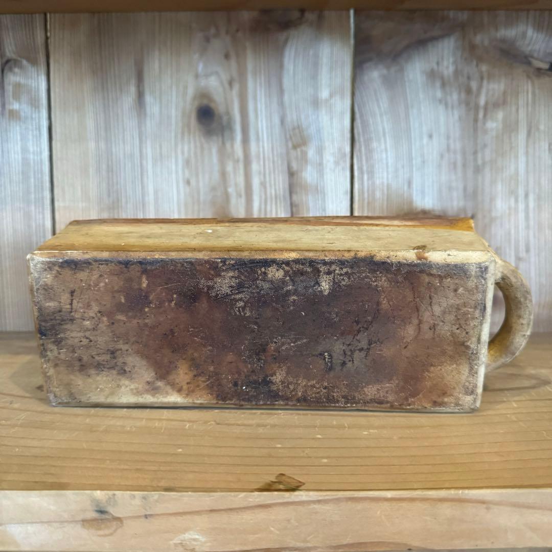 フランス 19世紀 黄釉菓子型 民芸 民藝 アンティーク 古道具 ビンテージ