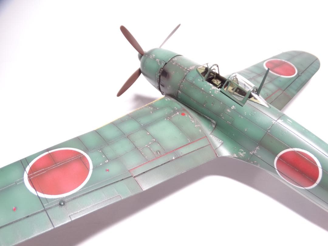 ファインモールド1/48日本海軍戦闘機「試製烈風」完成品