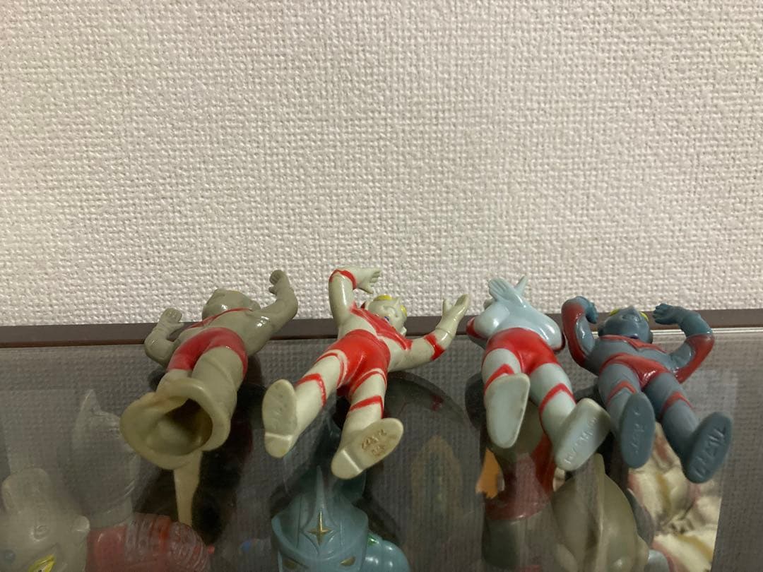 ブルマァク・マルサン・大里玩具ウルトラマン　ミニソフビ4点セット当時物