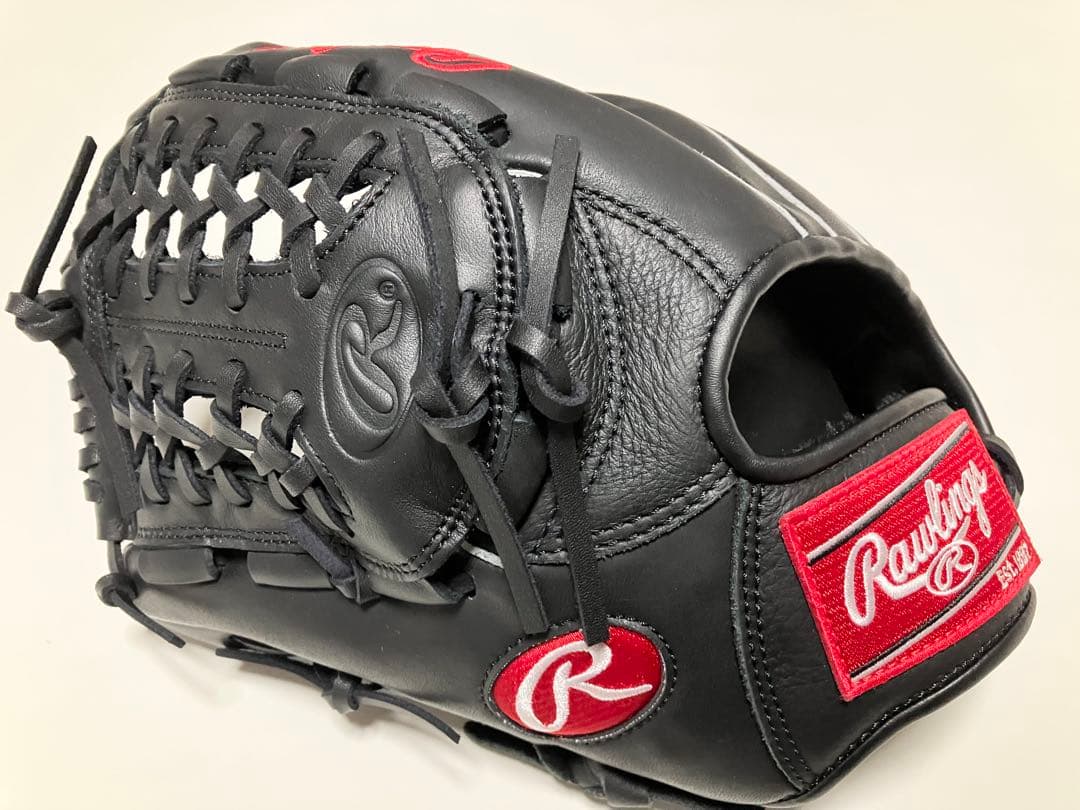 稀少左利き【右手着用】ローリングス 軟式野球 /ソフトボール兼用グラブ 成人用