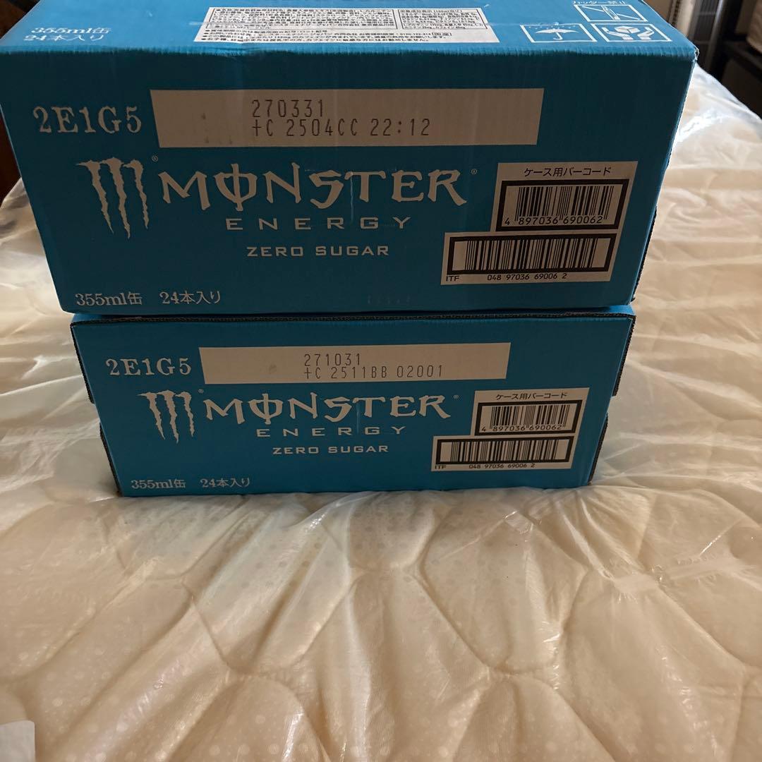 モンスターエナジードリンクゼロシュガー 24本✖️2