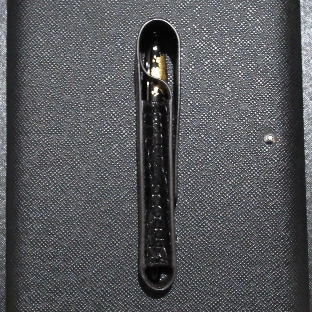 モンブラン ペンケース ペンポーチ アリゲーター型押し 1本用 112599