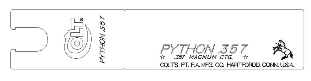 特注 L型スタンド　パイソン357