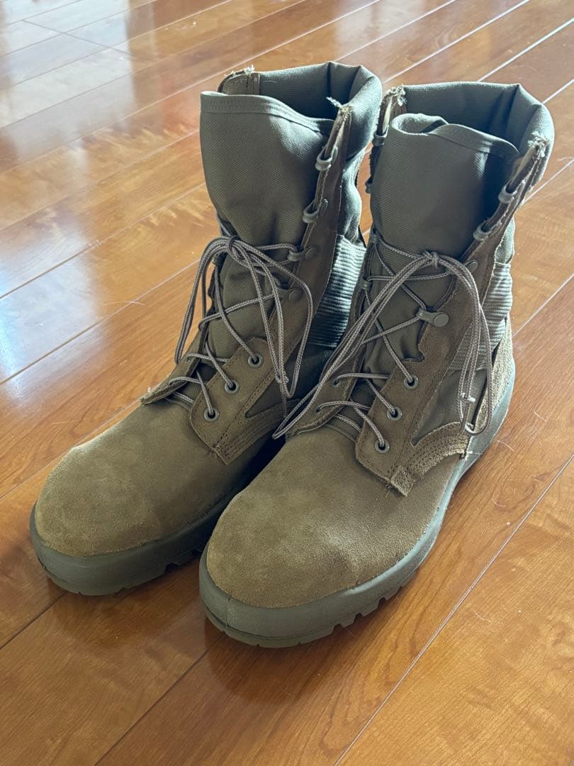 MCRAE ミリタリーブーツ カーキ コンバット 安全靴 vibrum 11R