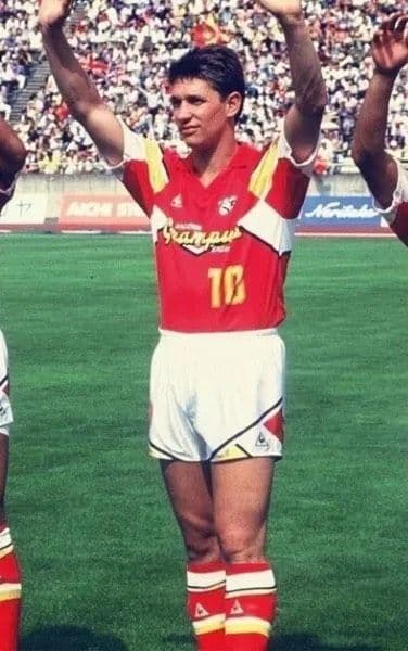 92-94 名古屋グランパス　リネカー　ルコックオフィシャル　当時物ユニフォーム