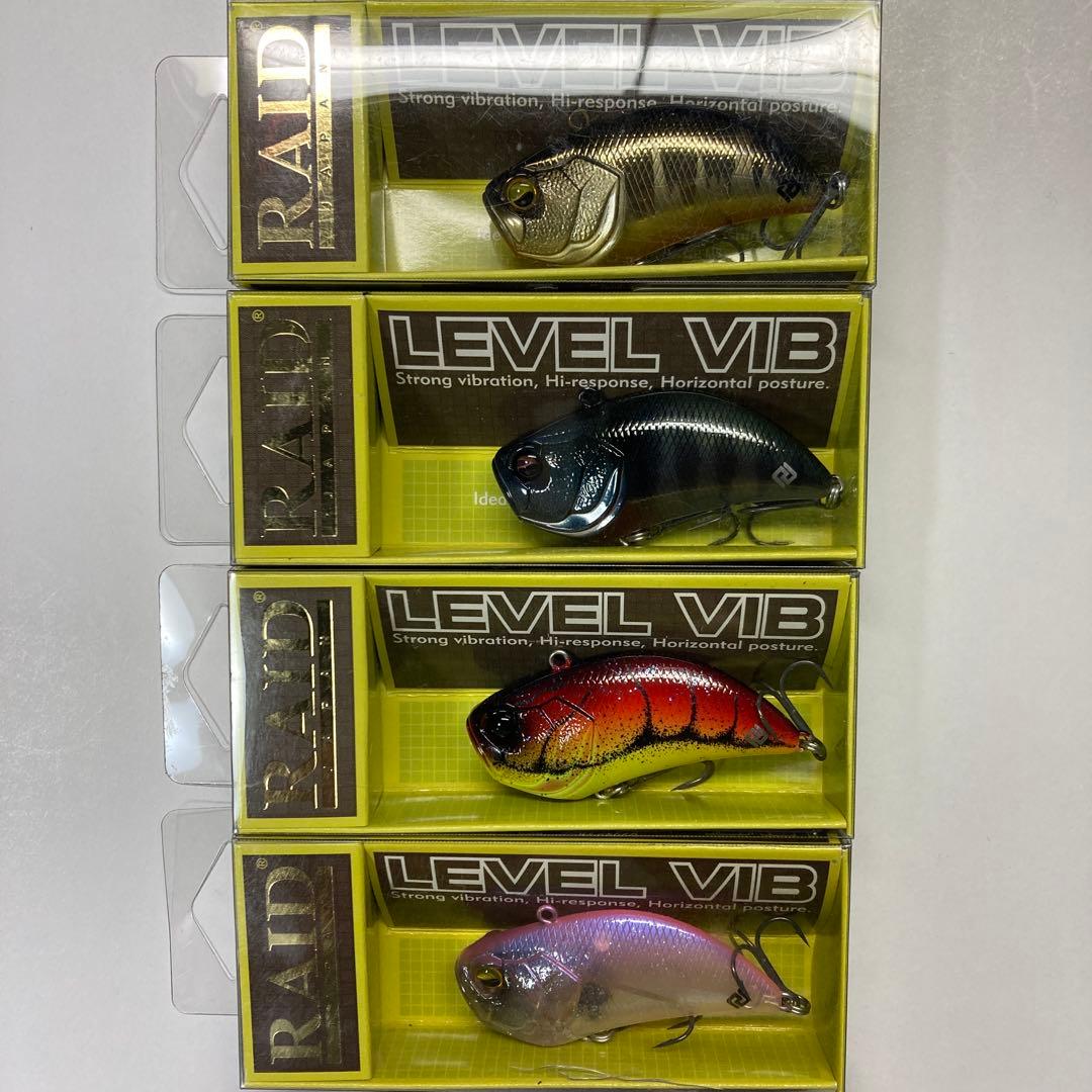 【新品未使用品】レイドジャパン　レベルバイブ　４セット
