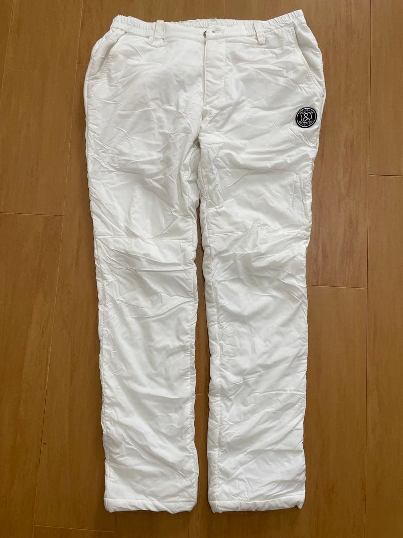 and per se ホワイト ストレートパンツ