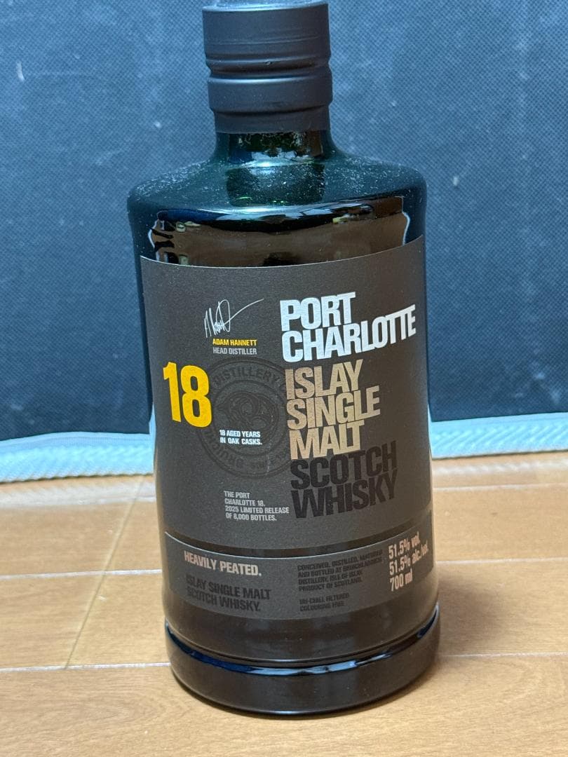 ポートシャーロット18年 ウイスキー 700ml