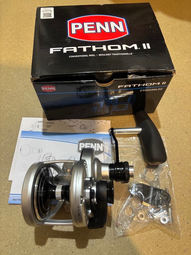 極美品 PENN FATHOM II 25NLD2 ペン ファゾム2 新品未使用