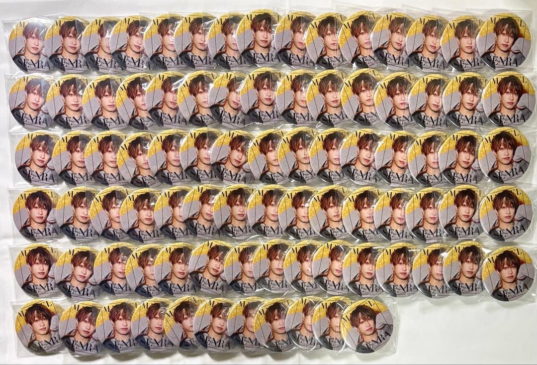 センラ ワンマン MARCEL 2024 センワン 黄色背景 実写 缶バッジ