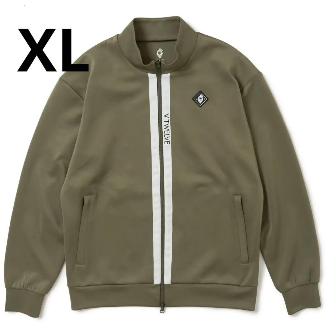 ⭐︎新品未使用⭐︎Ｖ12⭐︎定価27,500円⭐︎zipジャケット⭐︎OLIVE.ＸＬ
