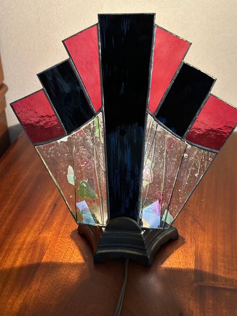 1960年代　アメリカ製　ステンドグラス　ランプ　ヴィンテージ