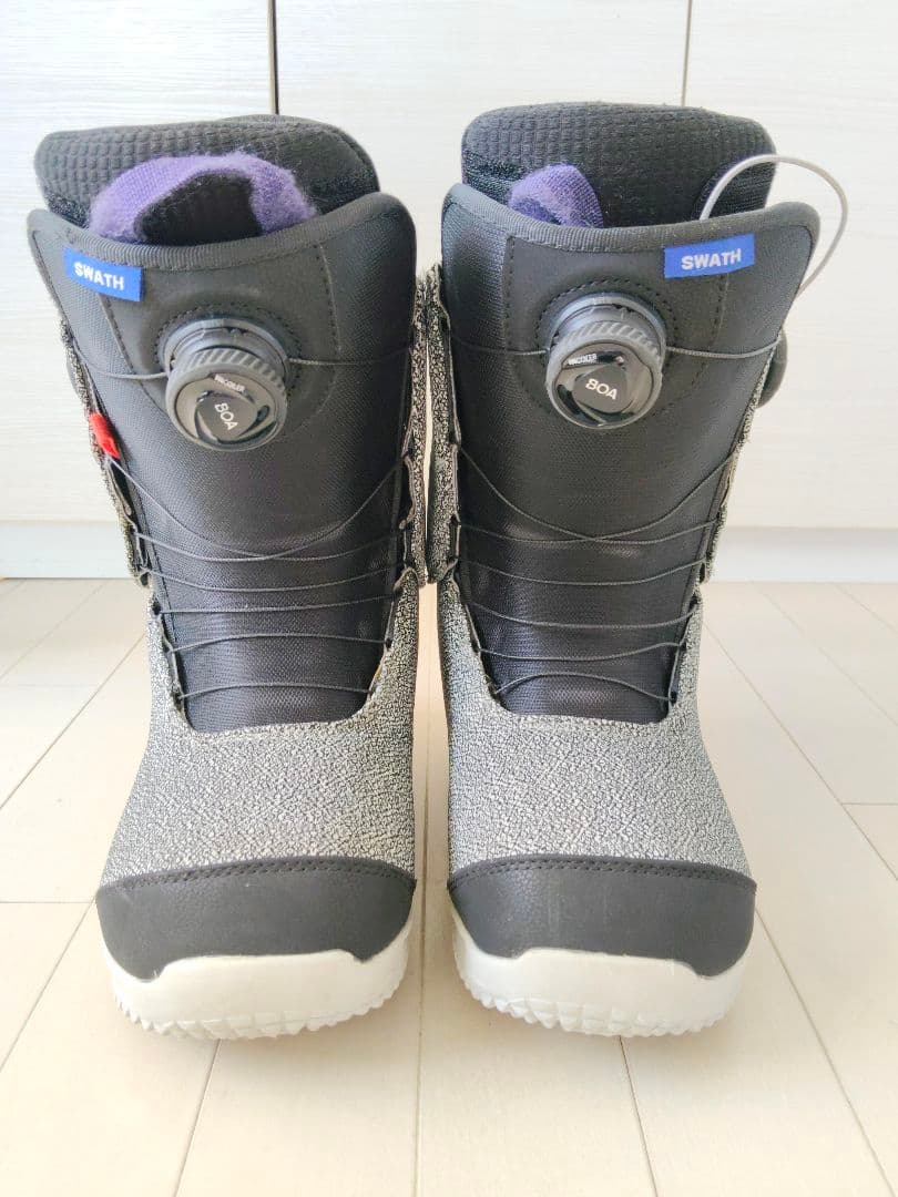 Burton SWATH BOA ダブルボア スノーボードブーツ グレー26.5